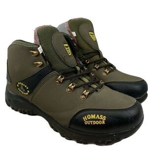 Homass Outdoor Mens‎ Waterproof Hiking Boots Size 45  Comfortable Great Preowned